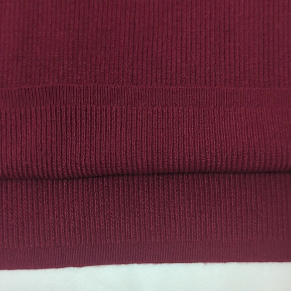 White House Black Market Sleeveless Turtleneck Sweater, Color Maroon Size M - Picture 8 of 13